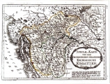 REILLY, FRANZ JOHANN JOSEPH VON: MAP OF THE AUSTRIAN AND THE TURKISH REGION IN CROATIA